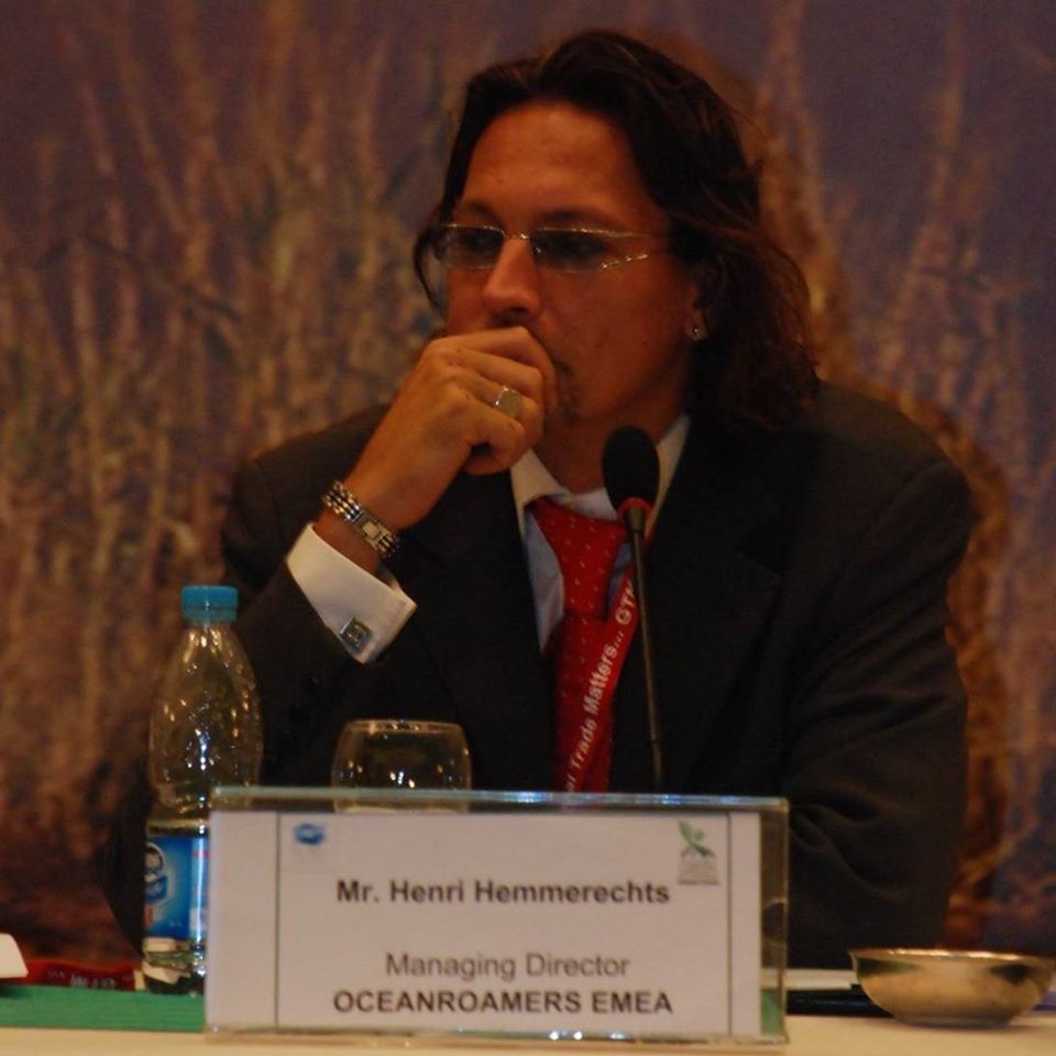 TheOceanRoamer panelist at the GDB conference on waste management, in Cairo