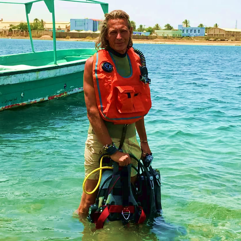 TheOceanRoamer at work at the Port Sudan University